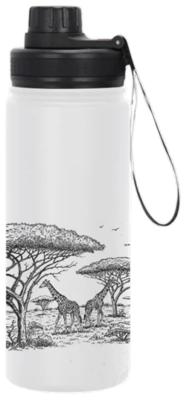 Giraffe and acacia
