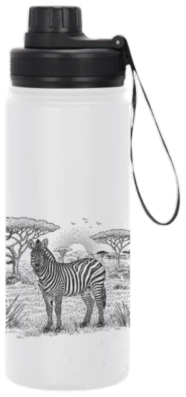 Zebra grazing